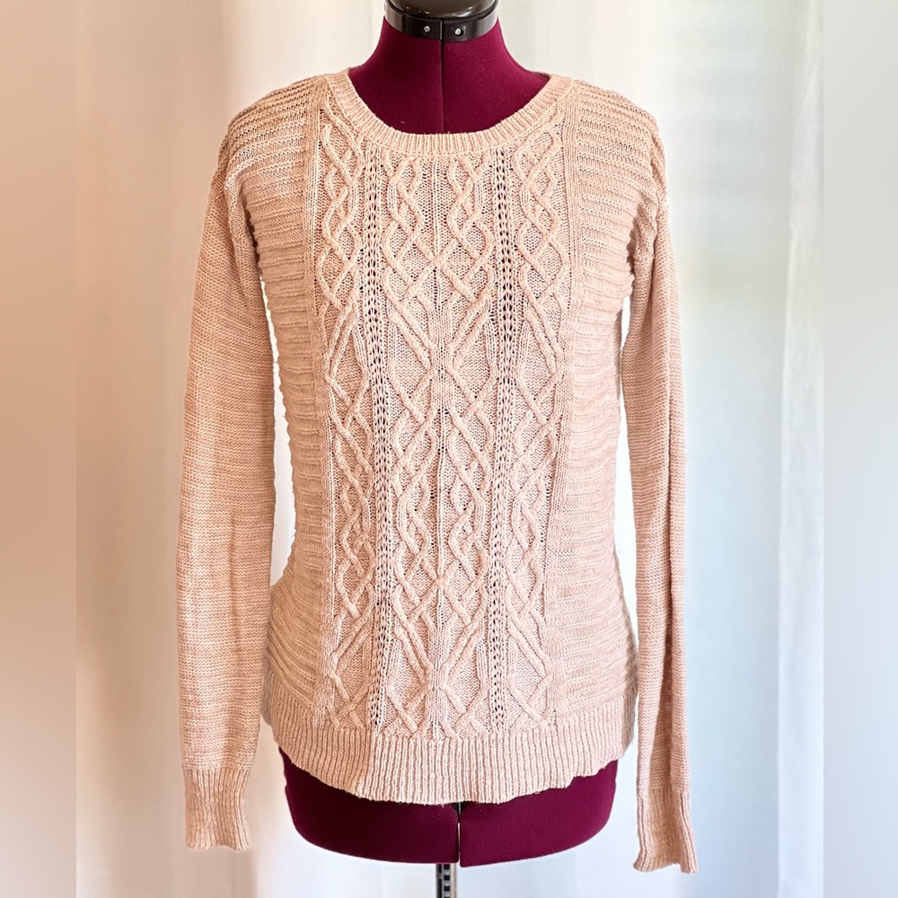 Cable knit sweater